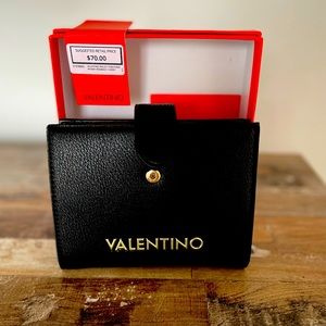 Mario Valentino Black Wallet NWT, purchased on MSC Seashore cruise ship